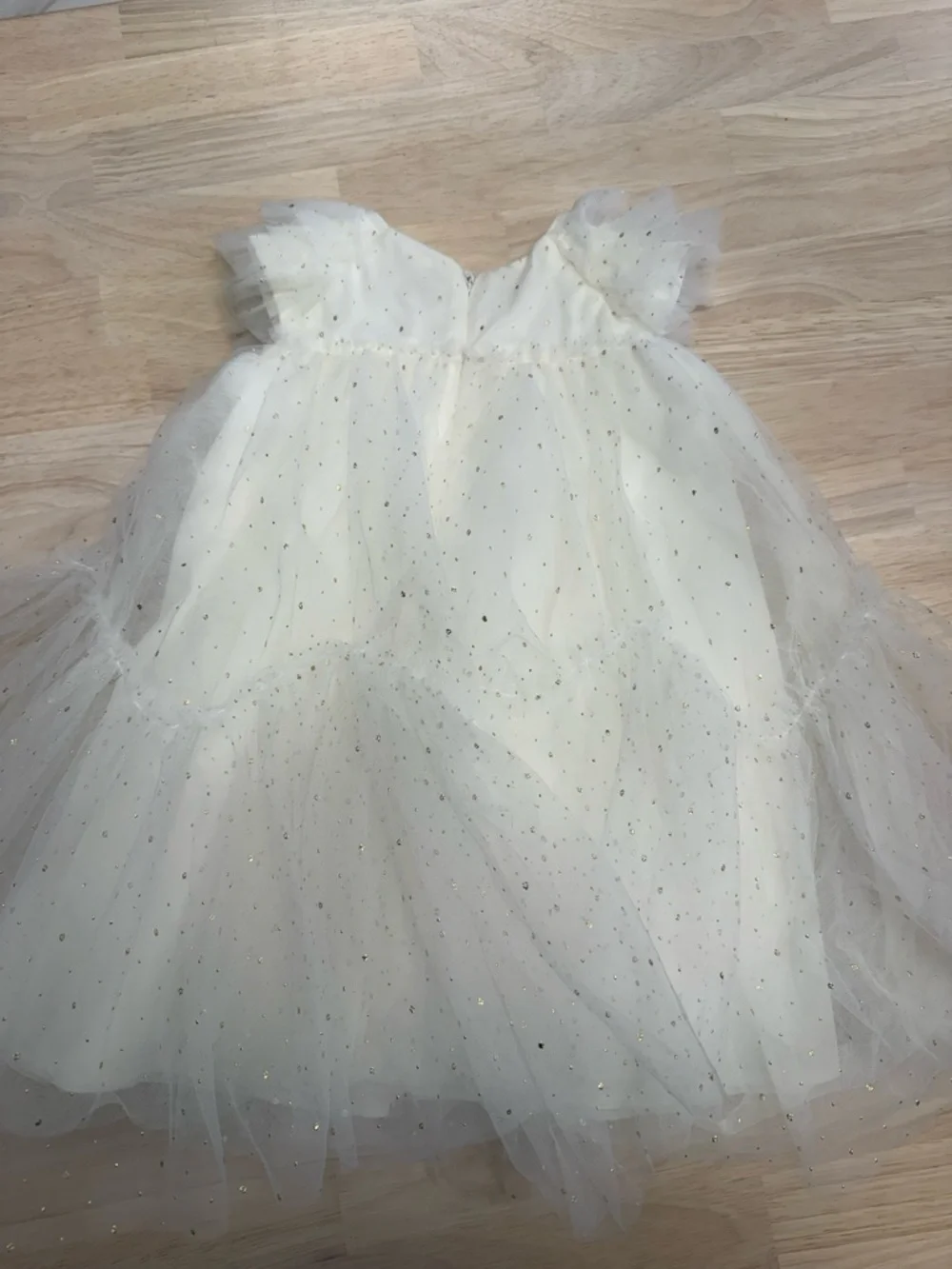 Monnalissa tulle flower dress with gold